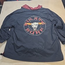 Rare Vtg Pirate Surf Reversible Pullover Snowboarding XL