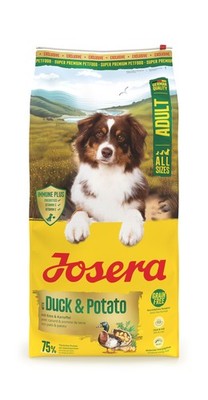 Josera Adult Duck & Potato Trockenfutter für Hunde 12,5kg