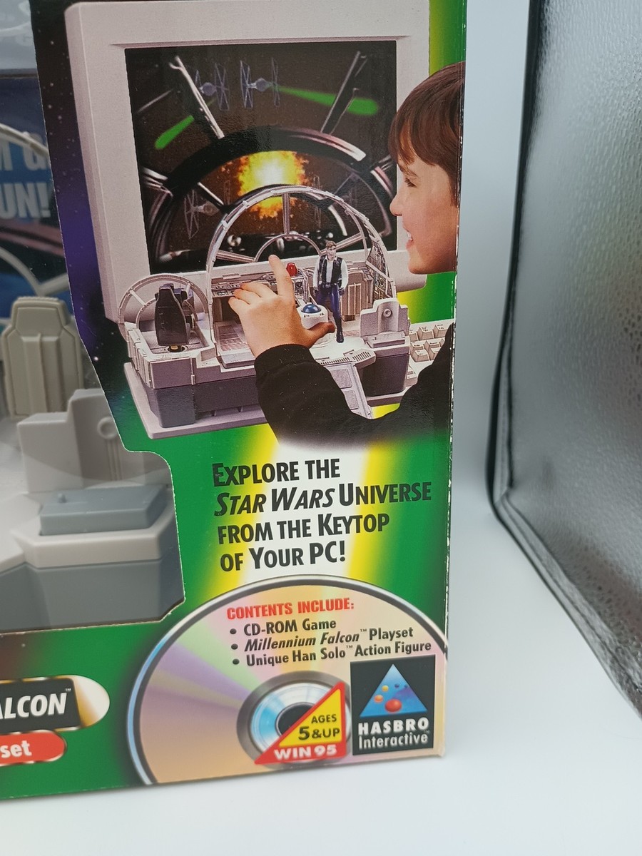 Star Wars Millennium Falcon CD-ROM Playset (PC, 1998) for sale