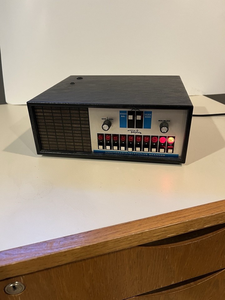Regency Vintage Scanner Tested Working Condition Power Cord Included No ...