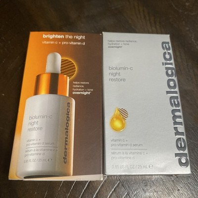Dermalogica Biolumin-C Night Restore Serum 0.85oz/25ml Brand New free shipping  