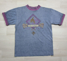 Vintage 90s SeaWorld Double Roll Sleeve T Shirt Size S/M Mock Neck