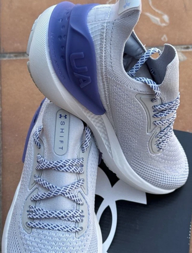 Zapatillas U der Armour Shift Gris- Morado - Imagen 3 de 4
