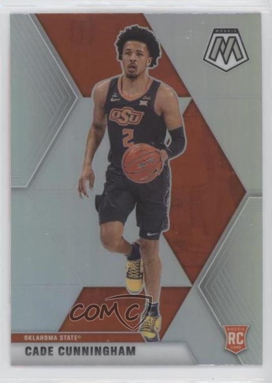 2021-22 Panini Chronicles Draft Picks Mosaic Silver Cade Cunningham #251 0ie5