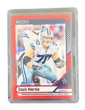 Zach Martin 2024 Panini Donruss Football RED PRESS PROOF #52 Cowboys