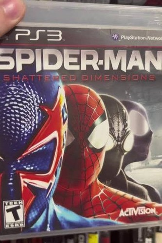 Spider Man Shattered Dimensions PS3 PlayStation 3 Complete Set with Manual