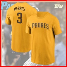 🔥 HOT 2026 Jackson Merrill #3 San Diego  Baseball Player Name & Number S-5XL
