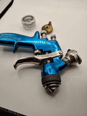 #ad #ad Devilbiss FinishLine FLG4 Professional HVLP Pressure Feed Paint Spray Gun $160.00