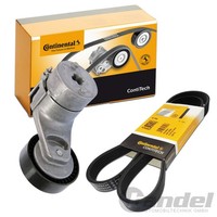 Continental Ctam KEILRIPPENRIEMEN-SATZ Passend FüR Opel Astra Combo Corsa