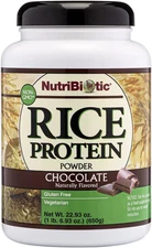 Chocolate Rice Protein, 1 Lb. 6.9 Oz | Low Carb, Vegetarian & Keto-Friendly Raw 