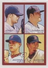 2009 Upper Deck Goudey 4-in-1 Red Ian Kennedy Joba Chamberlain Clay Buchholz 6ks