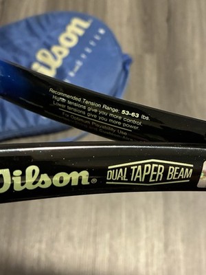 Wilson Hammer 7.2 Tennis Racquet 110 SQ In Graphite Frame 4 3/8