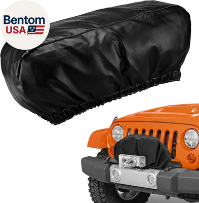 Winch Cover Heavy Duty Waterproof Winch Protection Cover, Dust-Proof,Universal W