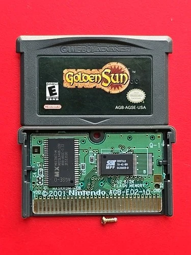 Golden Sun Game Boy Advance Nintendo GBA Authentic Saves RPG Region Free Nice!