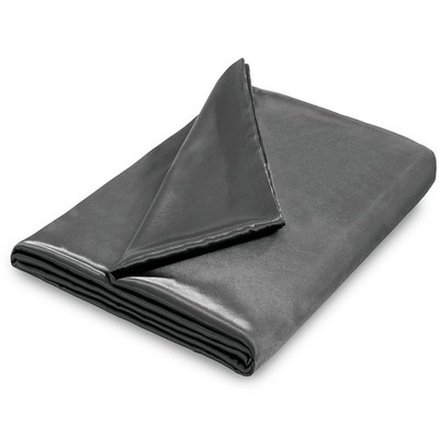60'' x 80'' Satin Duvet Cover for Weighted Blanket, Luxury Silky Removable Sati...