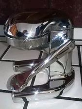 Vintage Heavy Cast Chrome Metal Manual Citrus Juicer  Hand Press Used