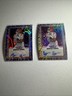 (2) MARCUS HARRIS 2025 Leaf Vivid AUTOs Purple Lava, Silver Shimmer SSP