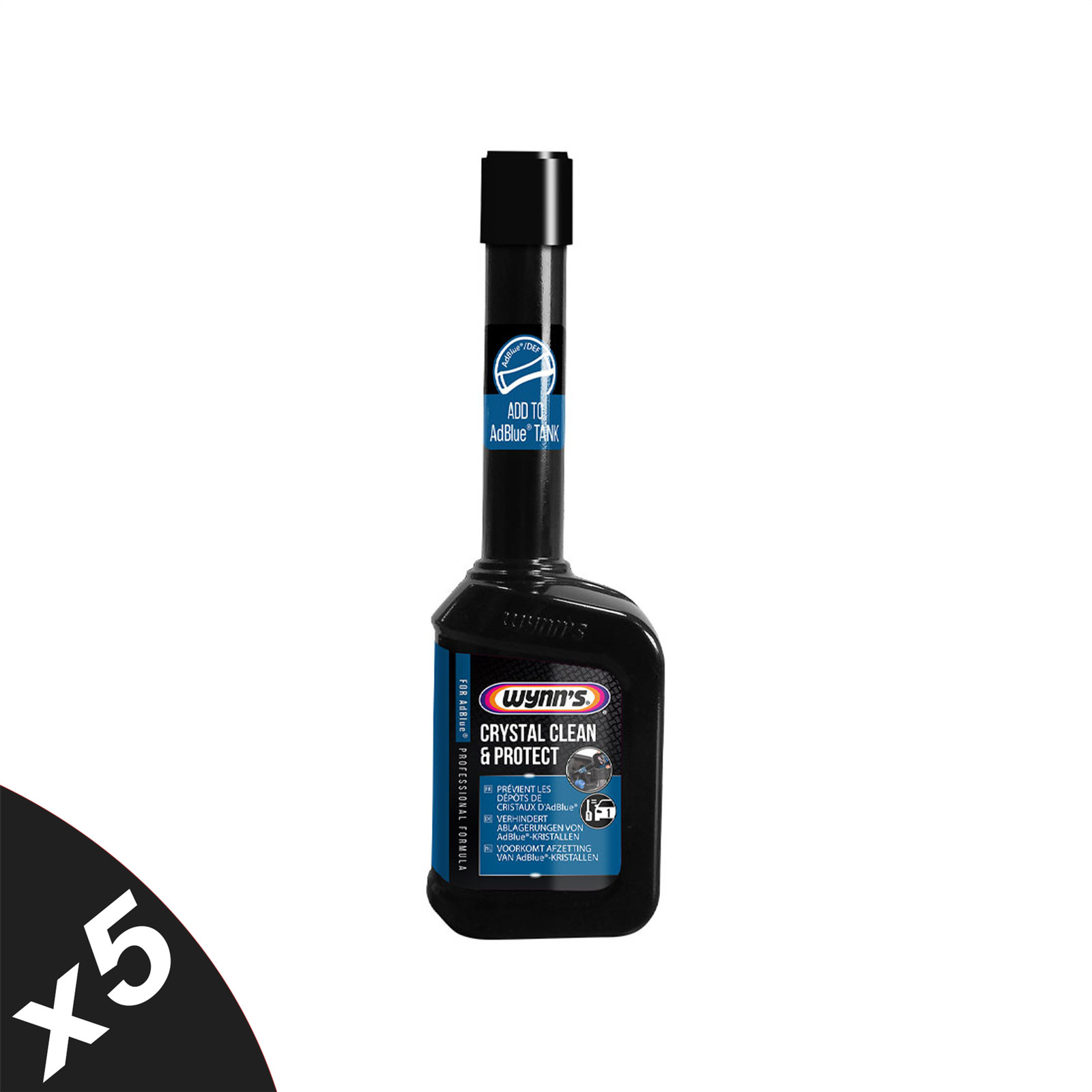 Wynns Crystal Clean & Protect Adblue Additive Diesel SCR Treatment 5x125ml