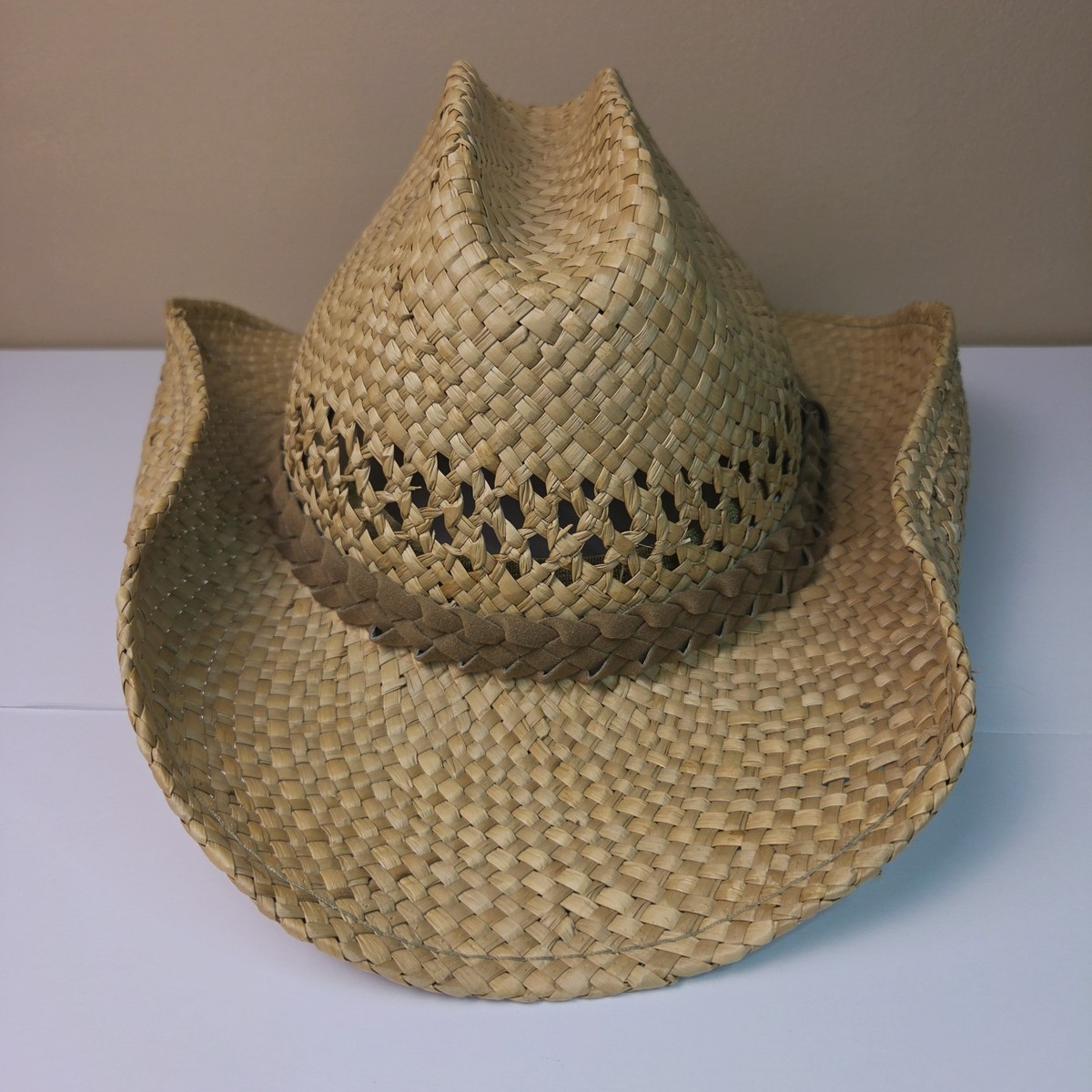 Dorfman Pacific Co. Straw Fedora Hat Size L/XL Dorfman Pacific Co. Men main image 4