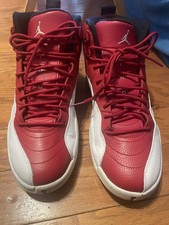 Nike Air Jordan 12 XII Retro Gimnasio Rojo 2016 Rojo/Blanco 130690-600 Hombres Talla 10 Cereza