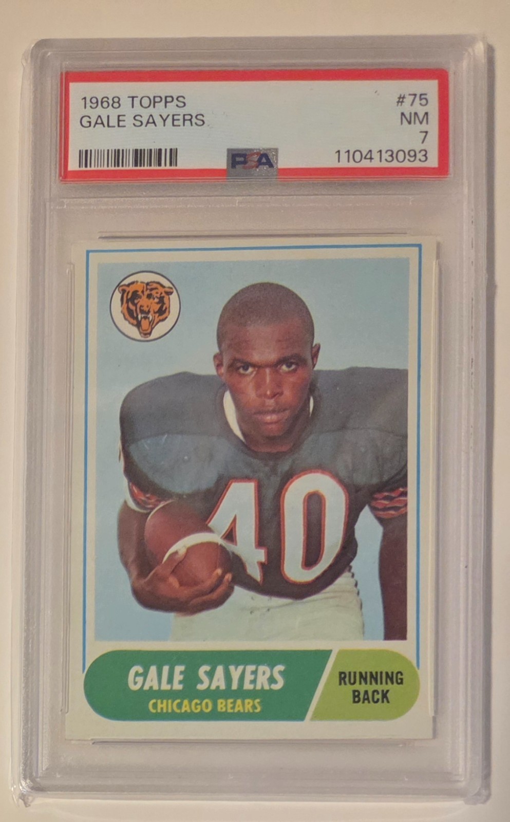 1968 Topps - Gale Sayers #75 PSA 7