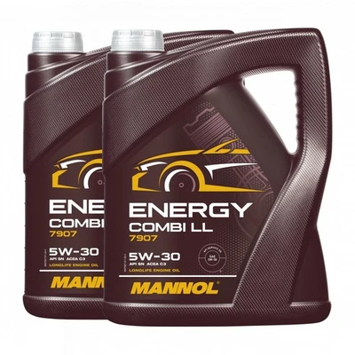 MANNOL Energy Combi LL 5W-30 Huile Moteur Semi-Synthétique, BMW LL-04 - Photo 1/4