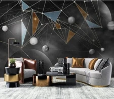 3D Graphic Planet G861 Wallpaper Wall Murals Removable Self-adhesive Honey