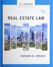 Real Estate Law - Hardcover By Jennings, Marianne M - GOOD