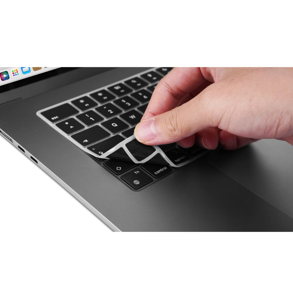 XSKN German EU Silicone Keyboard Cover Skin for 2021-2025 Macbook Pro 14.2/16.2 - Image 4 of 4