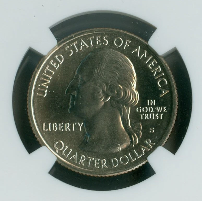 2013 S GREAT BASIN QUARTER NGC MS67 PQ 2ND FINEST GRADED MAC SPOTLESS . - Image 3 of 4