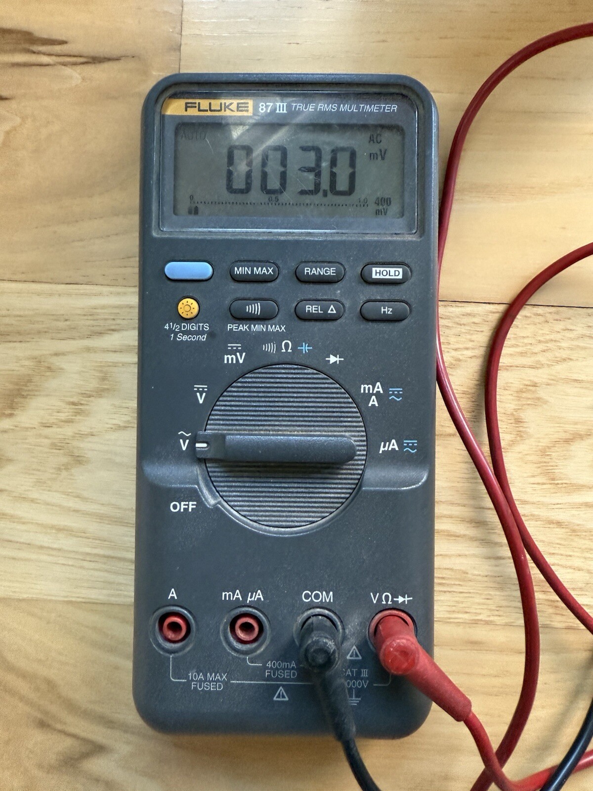 87 True Rms Multimeter Fluke 87 True RMS Multimeter With Leads | eBay