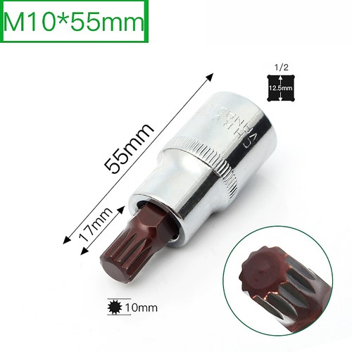 1/2" DRIVER HEX SOCKET 4-55MM TORX/HEX LONG REACH SOCKETS FOR RATCHET WRENCH - Picture 31 of 31