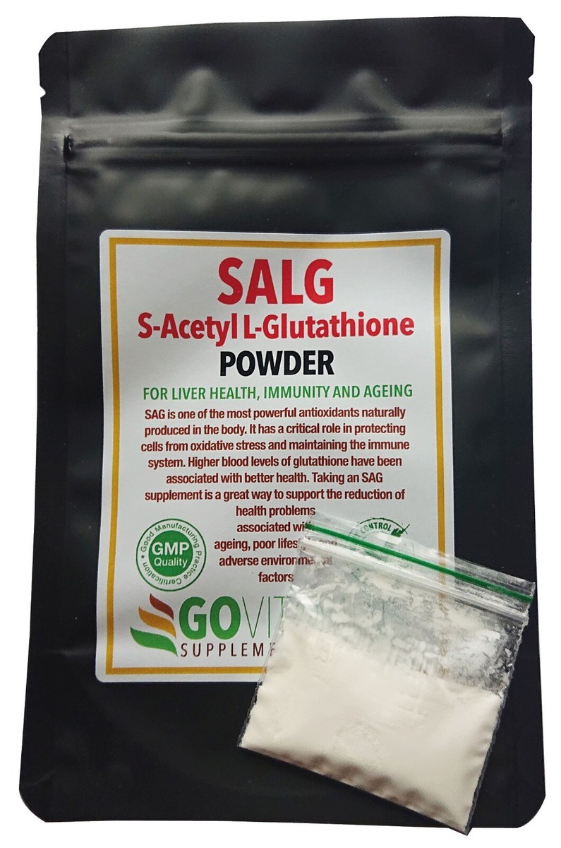 S-Acetyl L-Glutathione POWDER (NOT REDUCED FORM) - HEALTHY LIVER & AGEING 98.77% S-Acetyl L-Glutathione POWDER (NOT REDUCED FORM) - HEALTHY LIVER & AGEING 98.77%