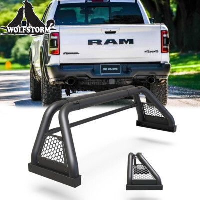 For 11-24 Dodge Ram 1500/2500 Universal Roll Sport Bar Chase Rack Bed ...