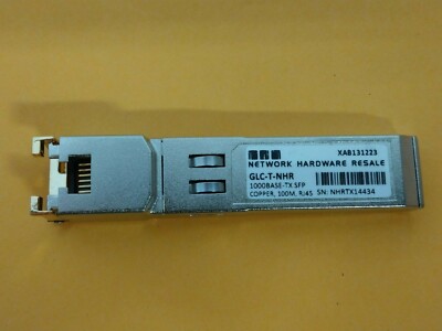 Network Hardware Resale GLC-T-NHR NHR SFP NHR COPPER 1000BASE-TX SFP