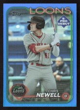 2024 Topps Pro Debut Chris Newell Blue Foil #/150 #PD-100 Card