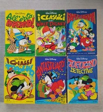 I CLASSICI DI WALT DISNEY seconda serie 1977, 6 numeri