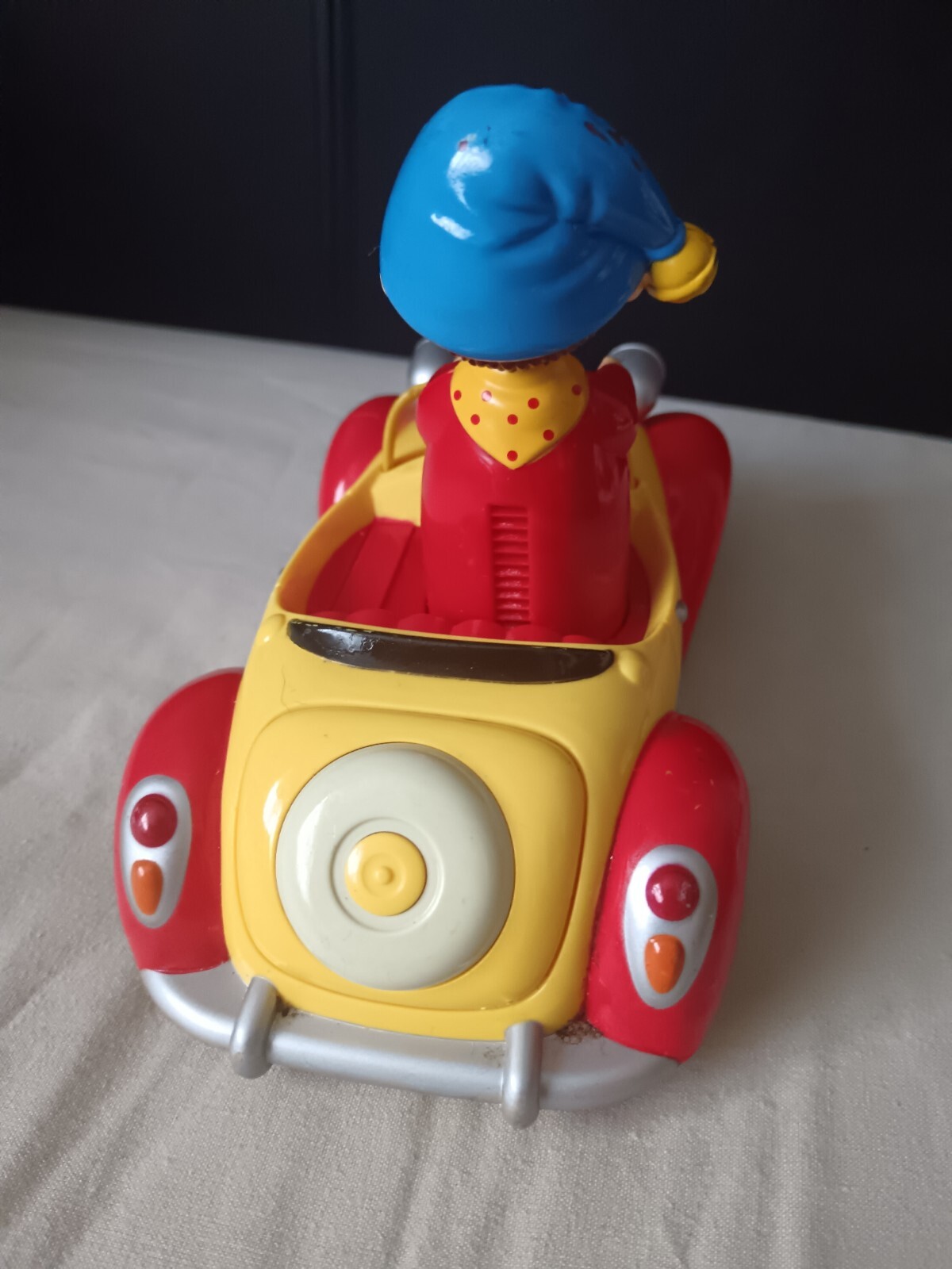 Vintage Golden Bear Noddy Push Down & Go Musical Toy Car eBay