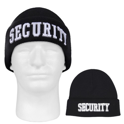 Mens Beanie Hat Ribbed Black Knit Ski 