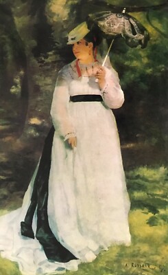 Pierre-Auguste Renoir Portrait of Lise with a Parasol Custom