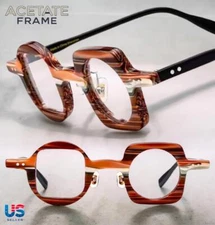 Funky Artsy Contemporary Modern Clear Lens EYE GLASSES Acetate Optical Frame C2