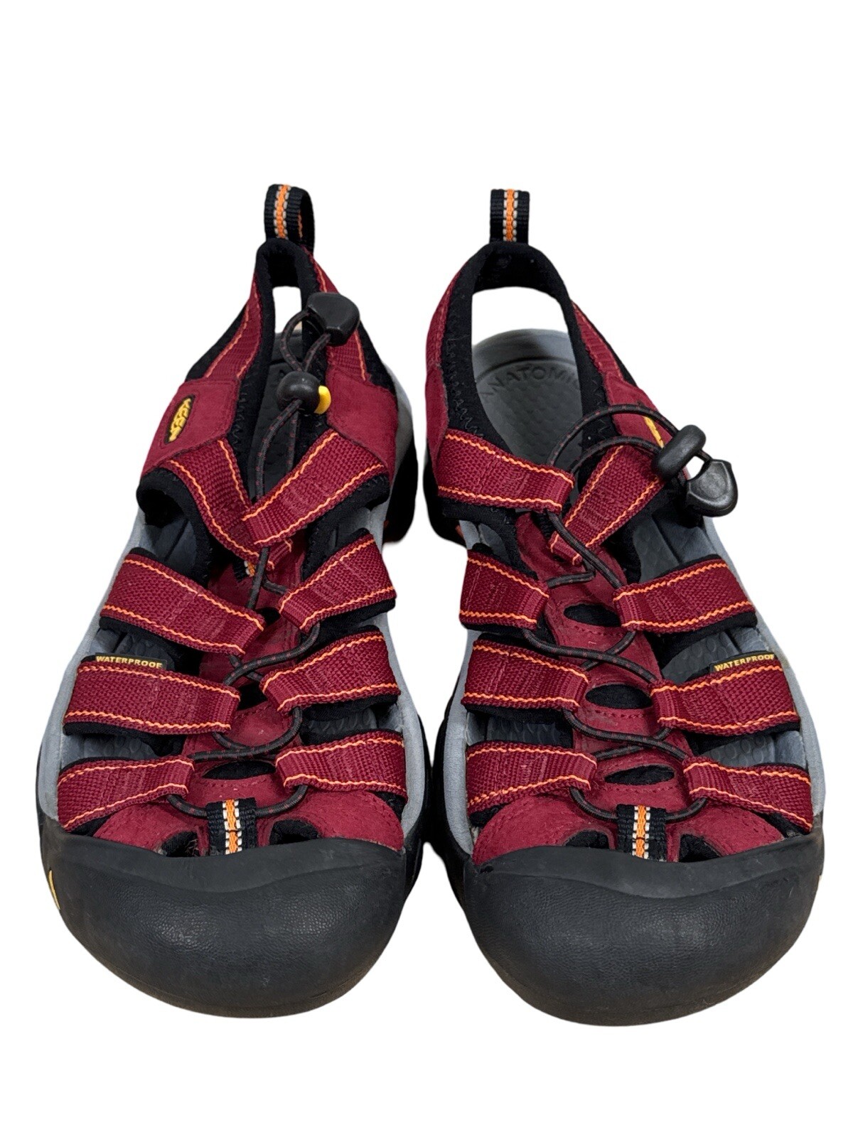 Sandali Keen Newport H2 donna US 7 rossi impermeabili sport escursionismo pesce Gorpcore