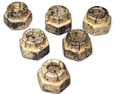 Aviation Fasteners Prevailing Torque Lock Nut 1/4-28 TITANIUM Flex Lock Nut 6 PK
