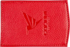 NEW !! COLIBRI LEATHER XL CIGAR CUTTER & LIGHTER CASE / RED ** in BOX **