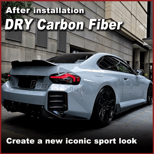 DRY Carbon Schweller Seitenschweller Side Skirts Ansatz Für BMW G87 M2 2022-2024 - Picture 3 of 13