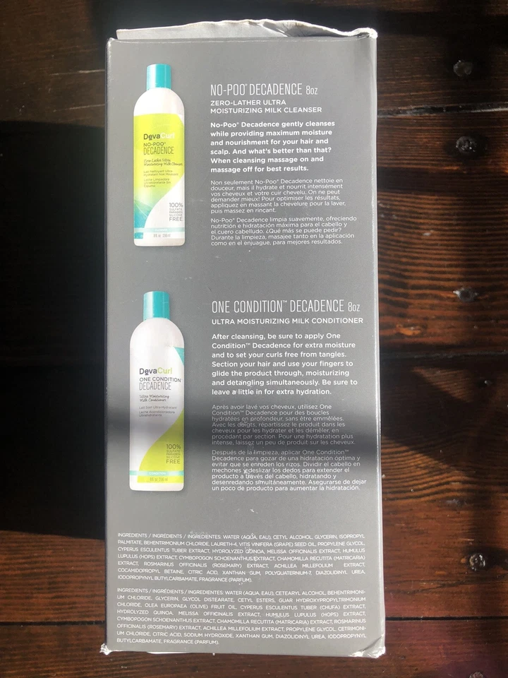 DevaCurl How to Quit 洗发水 No Poo Decadence /One condition/Super Cream/Buildup — 第 3/4 张图片