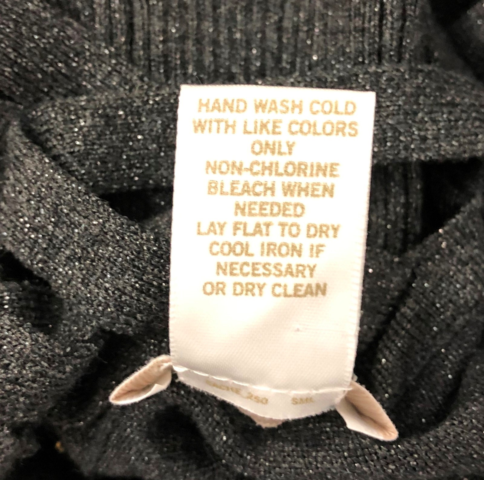 Cache Womens Pullover Top Solid Gray Sparkly Long… - image 5