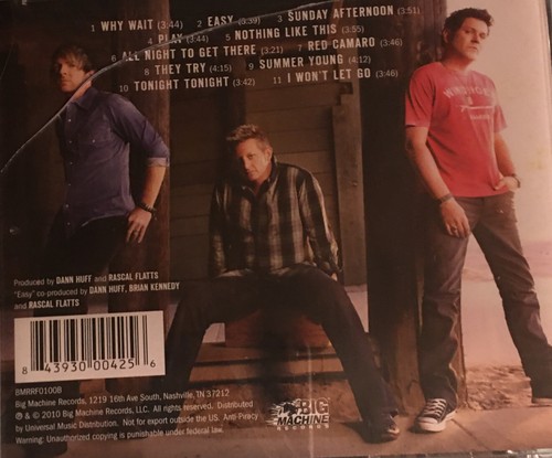 Rascall Flatts: Nothing Like This (CD, 2010) New Sealed *Small Crack In Case - Picture 2 of 2