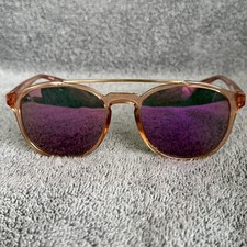 Nike Kismet EV1203 656 Coral/Bronze Mirror Round Sunglasses 54-19-145 Swoosh