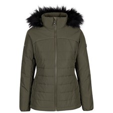 Image of Trespass WoMens Padded Jacket With Hood and Zipped Pockets Translate